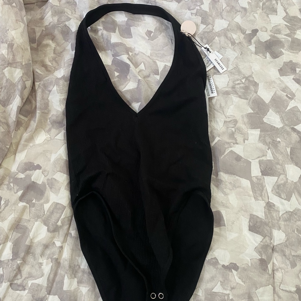 Halter body suit